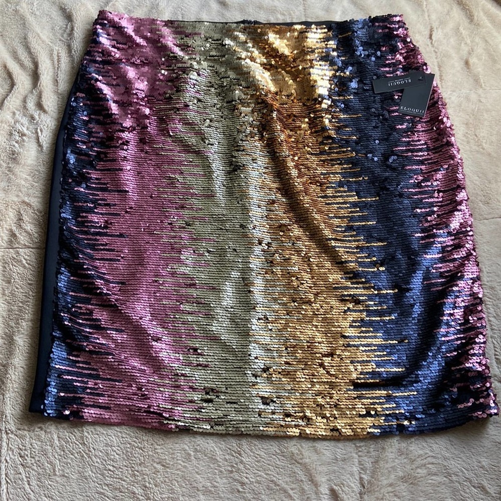 Eloquii sequined midi  skirt women’s size 22 NWT!